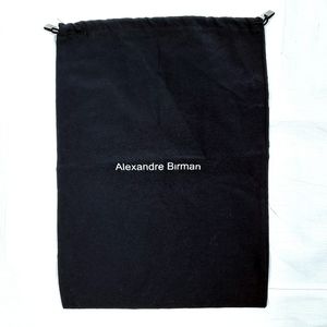 Alexandre Birman Black Drawstring Dust Cover Bag